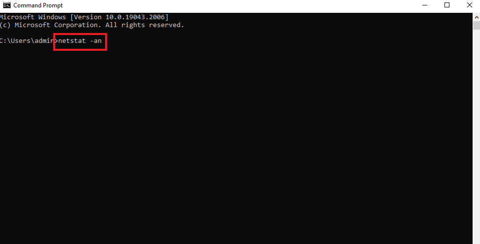 Digite um comando netstat. Como rastrear o endereço IP do Instagram