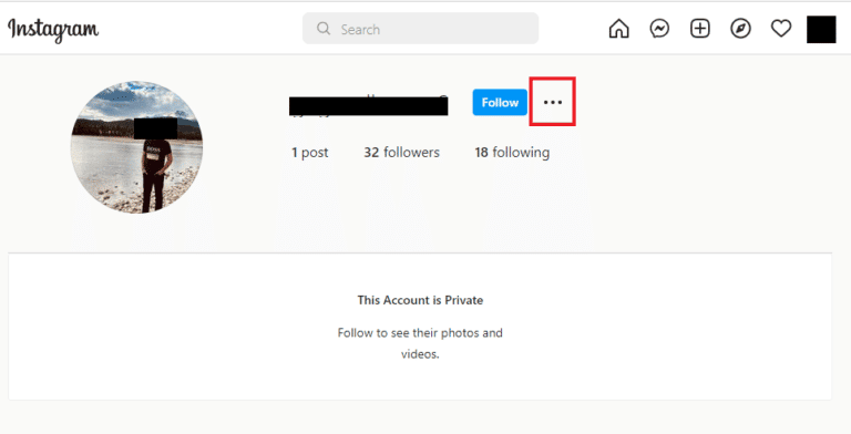 Fare clic sui tre punti. Come trovare l'indirizzo IP di qualcuno su Instagram