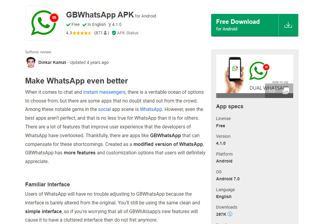 GBWhatsApp. Play Store'da Olmayan En İyi 27 Yasadışı Android Uygulaması