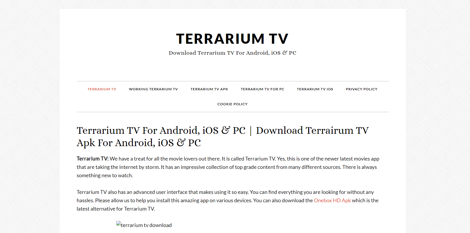 Terrario TV