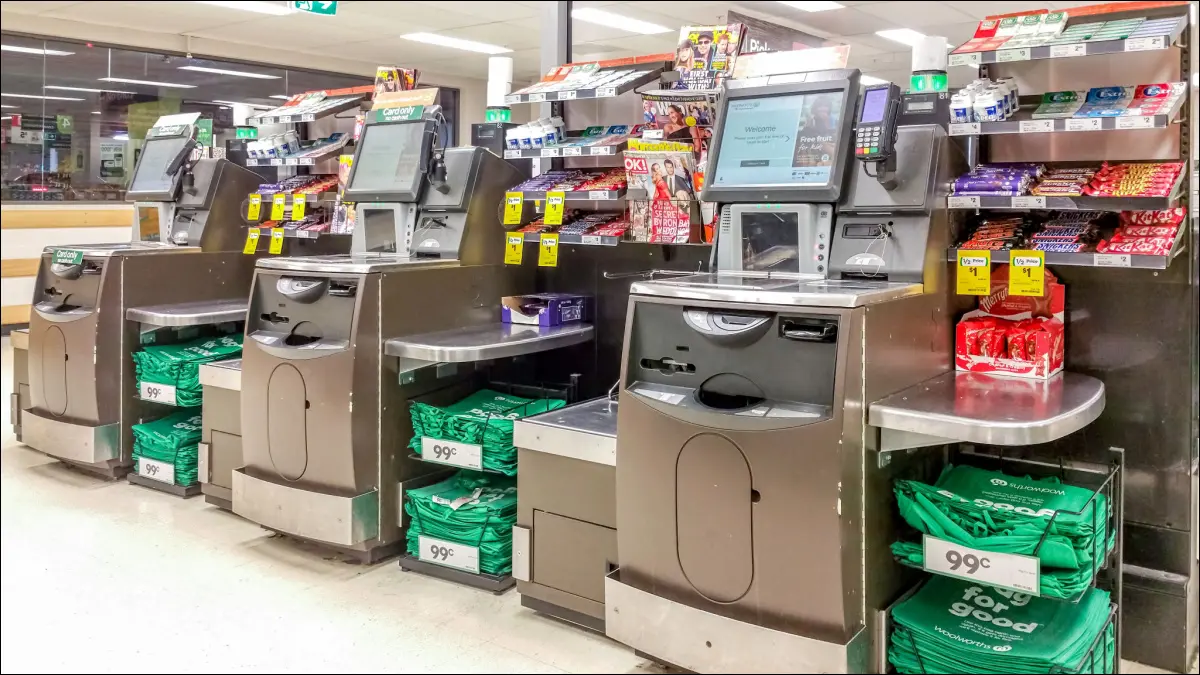 Self-Checkout-Kassen.