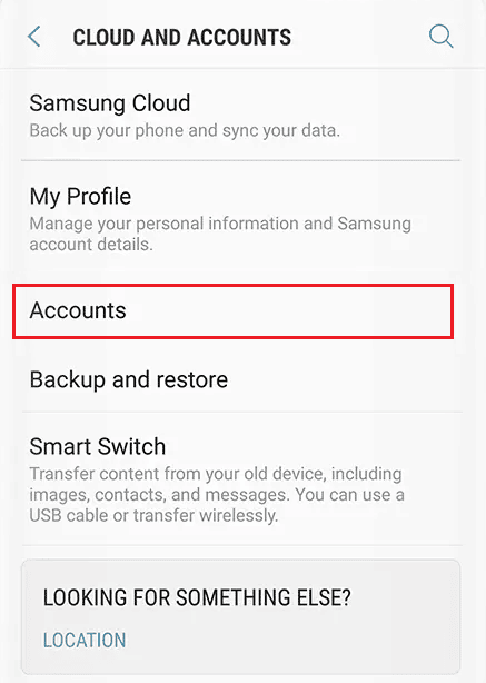 Tocca Cloud e account - Account