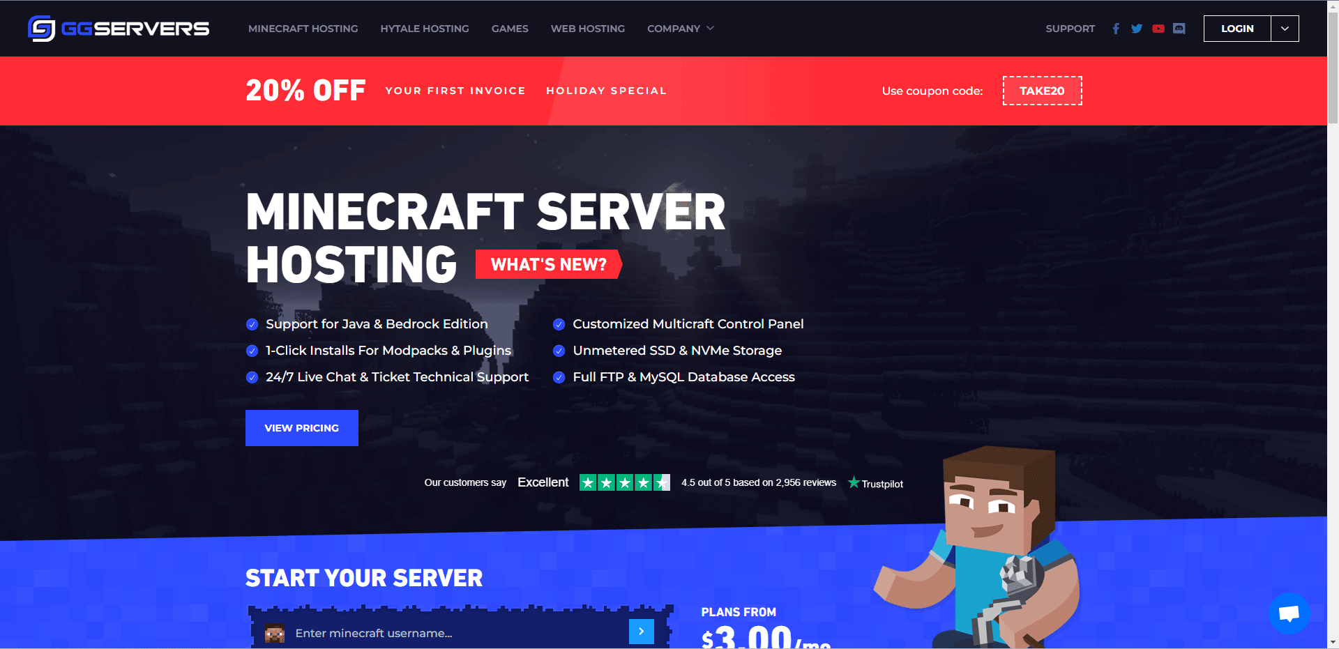 Situs web resmi Server GG