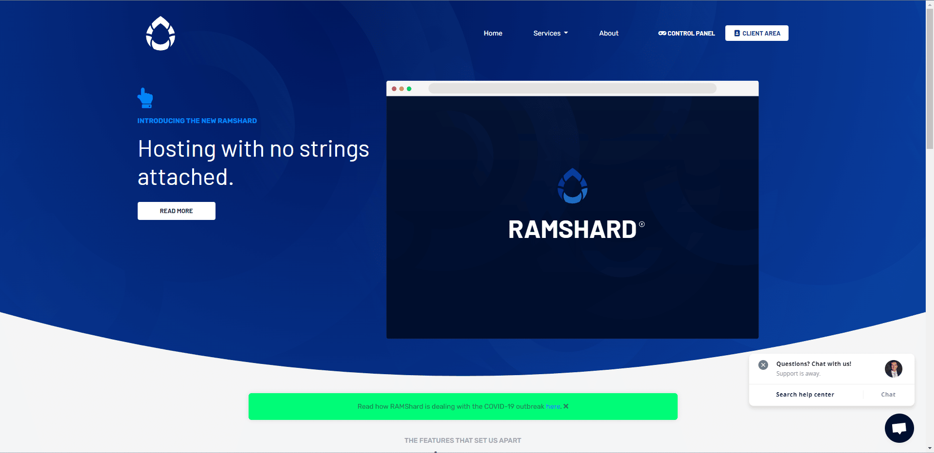 RAMShard resmi web sitesi