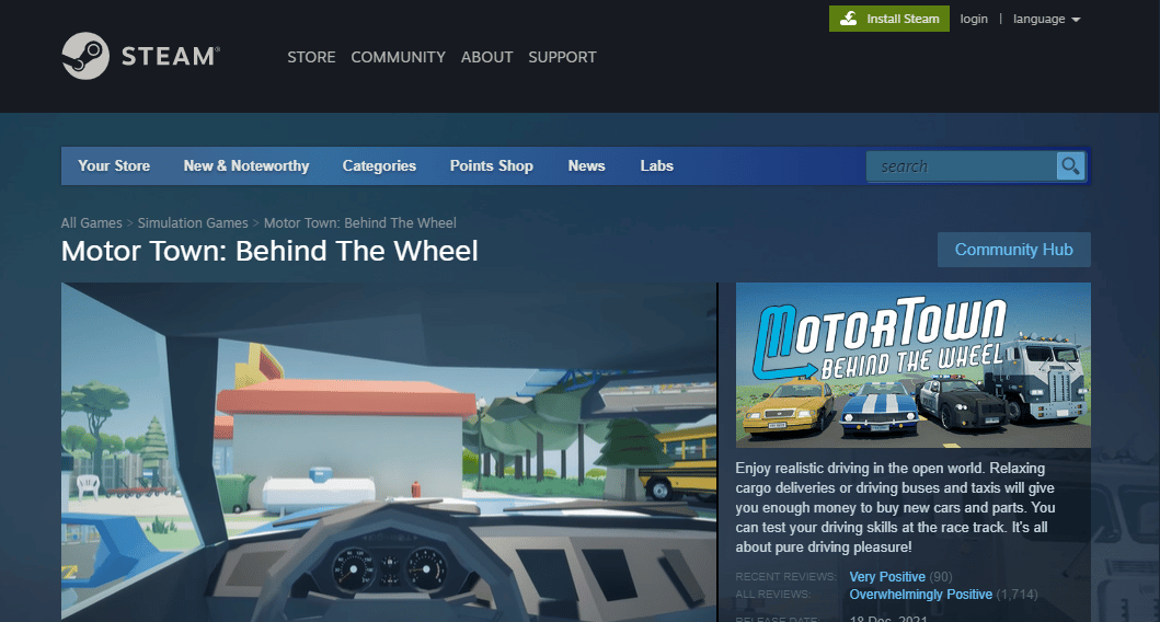 Motor Town derrière le volant. BeamNG Drive est-il sur Xbox ?