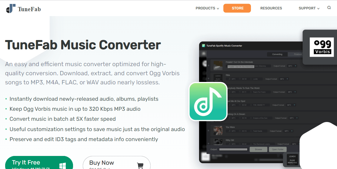 Convertitore di musica TuneFab. I migliori downloader di playlist di Spotify