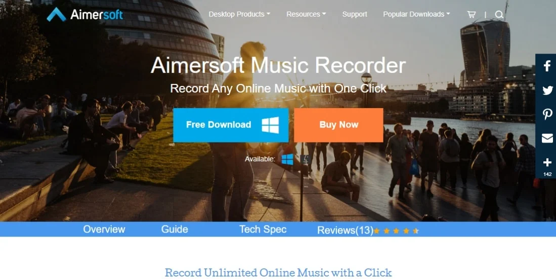 Enregistreur de musique Aimersoft