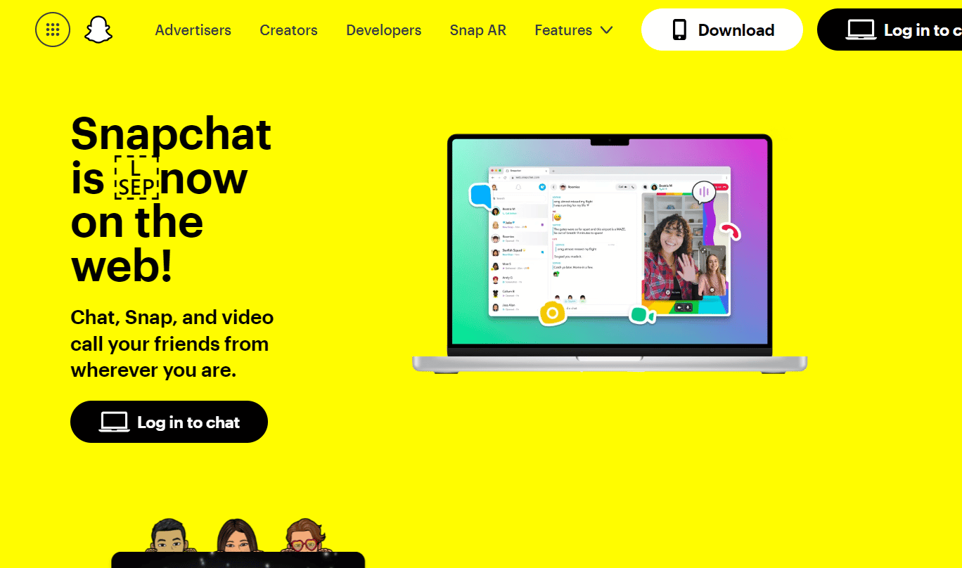 Snapchat Web | cincin ungu di Snapchat