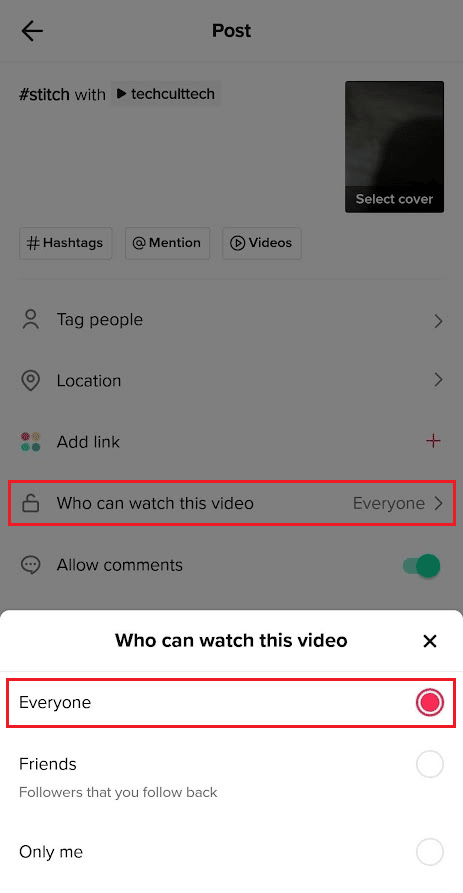 ketuk Siapa yang dapat menonton video ini - Semua orang untuk mempostingnya untuk semua orang di TikTok