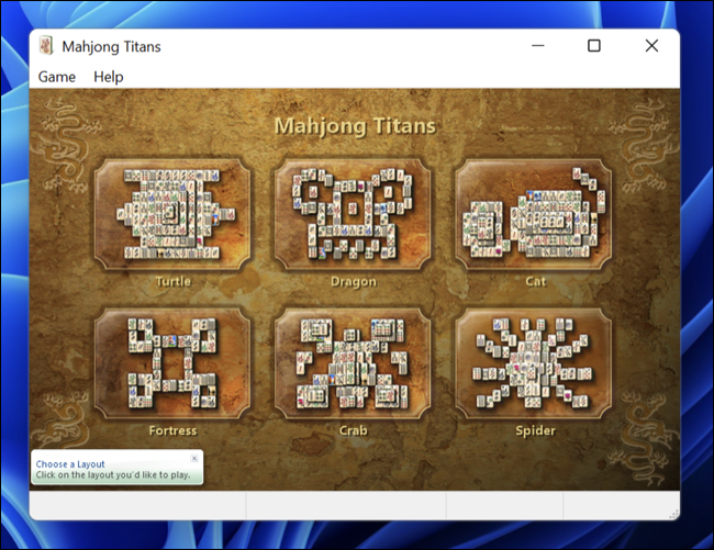 Mahjong Titans untuk Windows 7 berjalan di Windows 11 untuk ARM