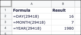 ZI, LUNA și AN pentru un număr