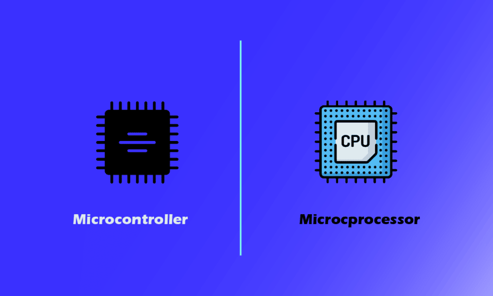 ¿Cuál es la diferencia entre microprocesador y microcontrolador?