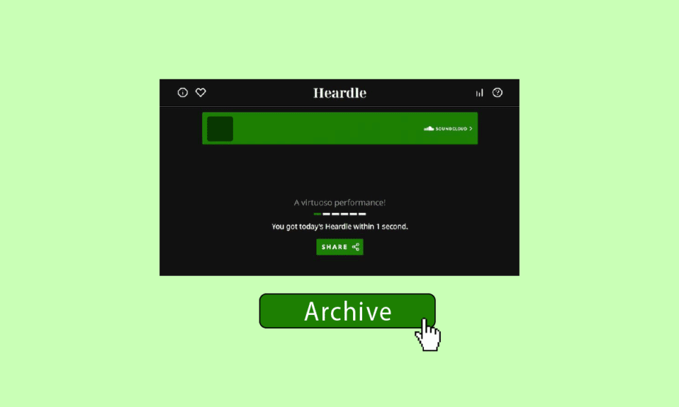 كيفية عرض Heardle Archive