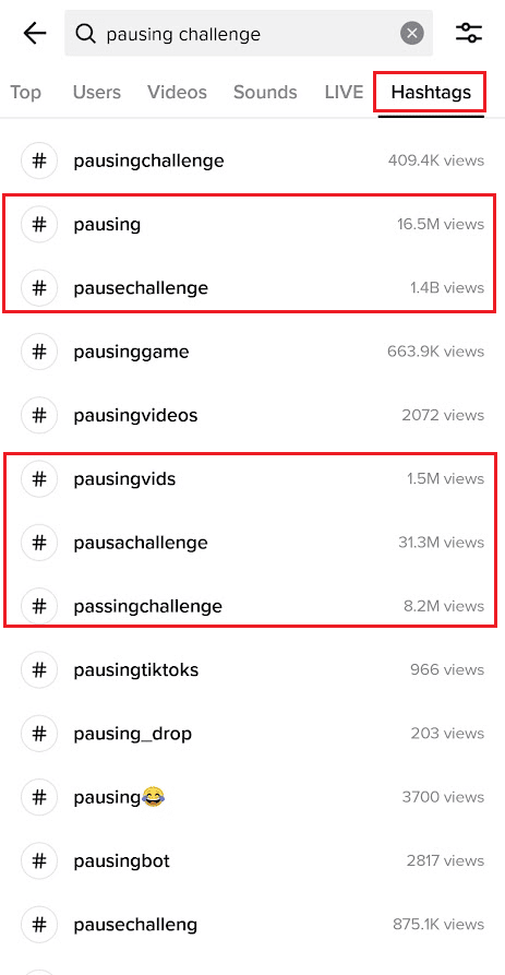 hashtags les plus utilisés TikTok