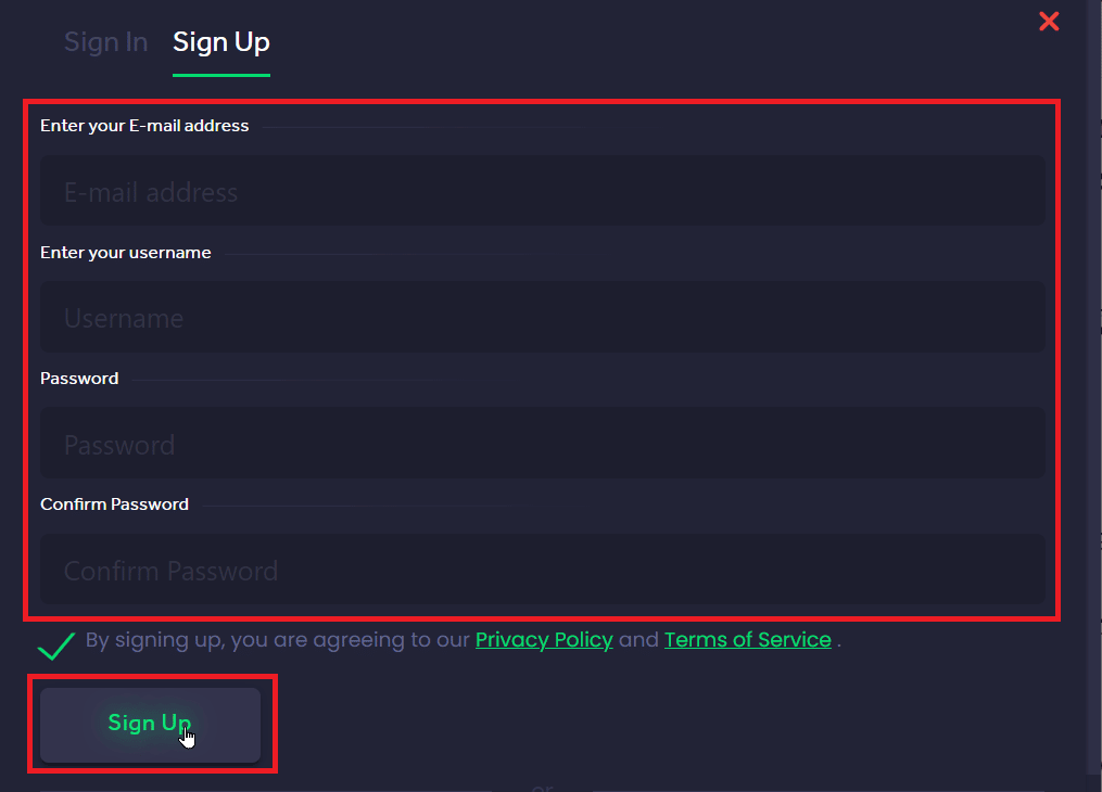 inserisci i dettagli e clicca su registrati. Come ottenere monete Apex gratuitamente