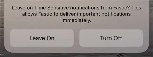 Decide si desactivar o dejar activadas las notificaciones sensibles al tiempo