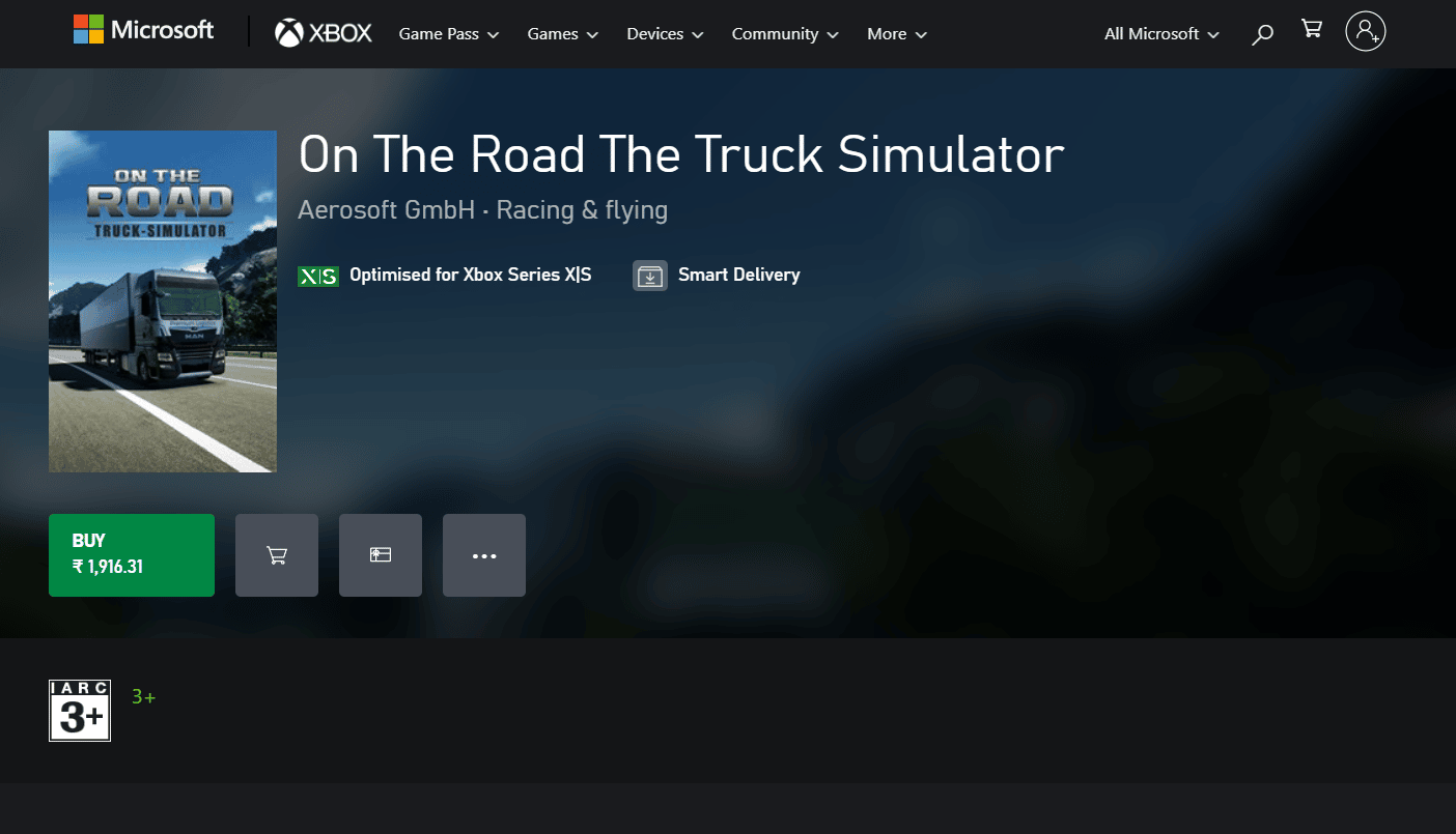 Sur la route Truck Simulator Xbox