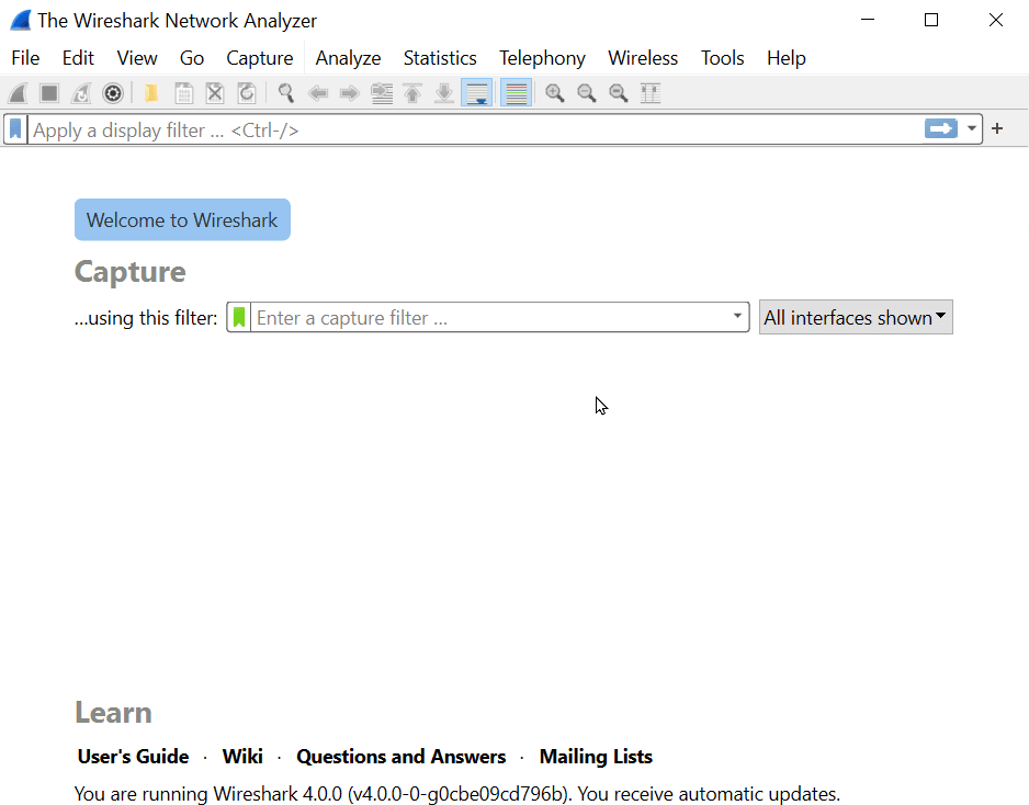 antarmuka wireshark