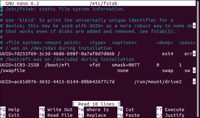 kullanıcı mary /etc/fstab dosyasını sudo kullanarak düzenleme