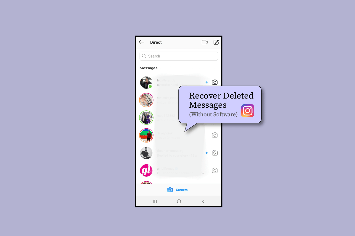 Comment récupérer des messages directs Instagram supprimés sans logiciel