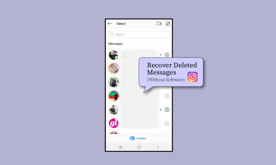 Comment récupérer des messages directs Instagram supprimés sans logiciel