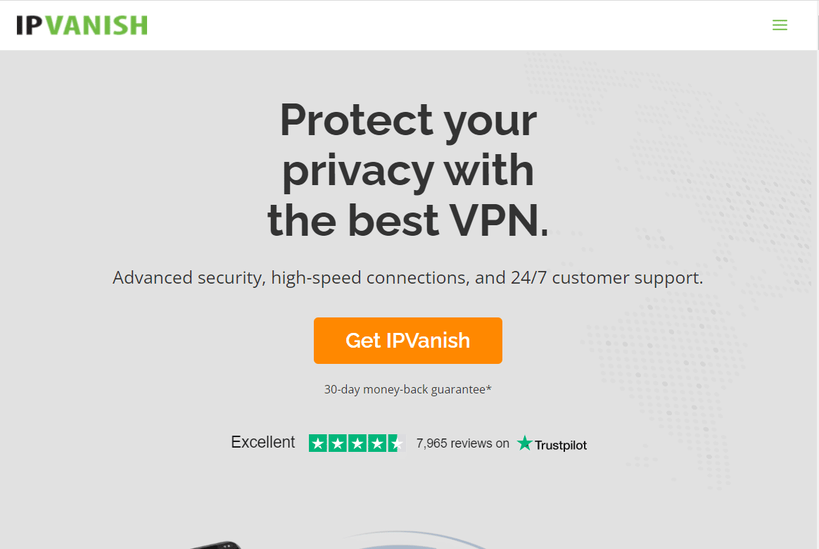 IPVanish VPN. Windows 11 için En İyi Ücretsiz VPN'ler