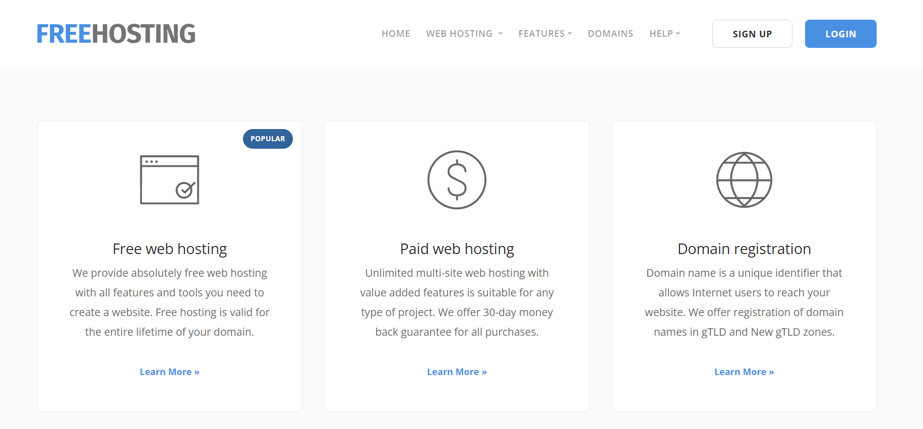 situs web hosting gratis