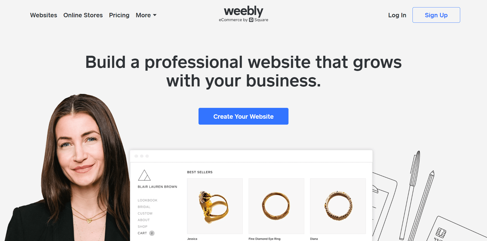 เว็บเพจ Weebly บริการโฮสต์เว็บไซต์ฟรีที่ดีที่สุด