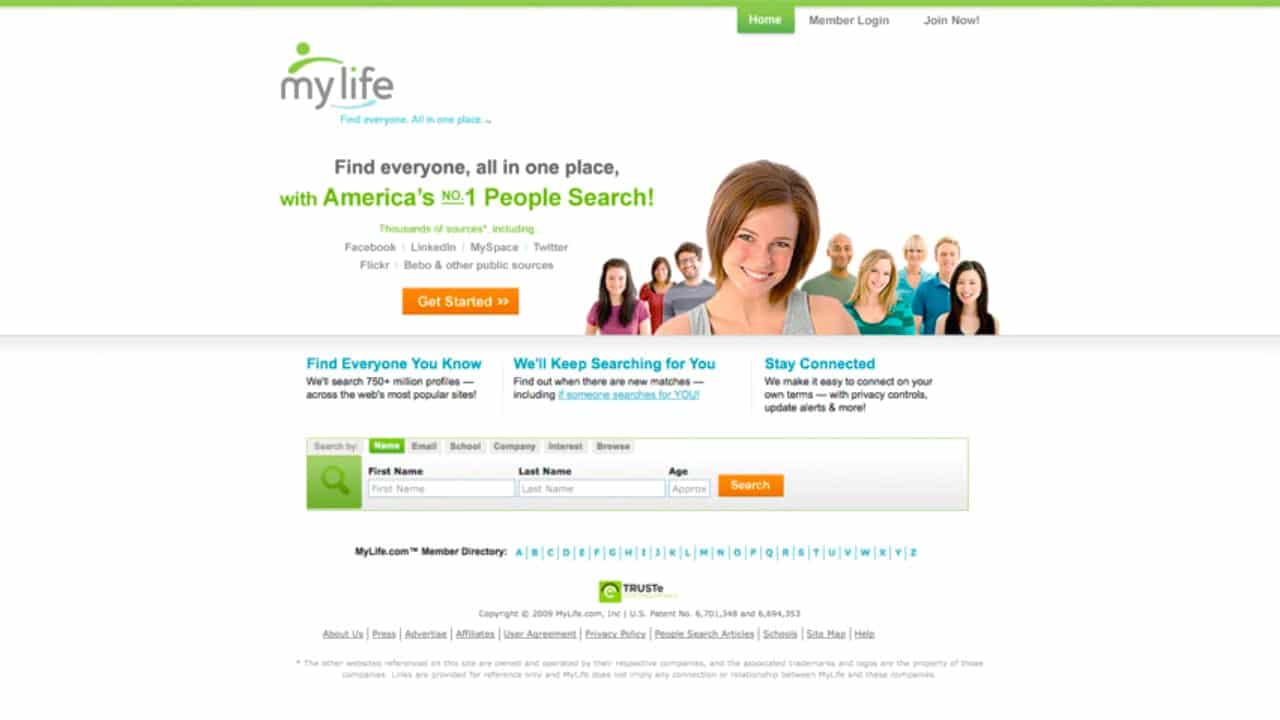 sitio web de mi vida. Cómo realizar el informe de reputación de mylife