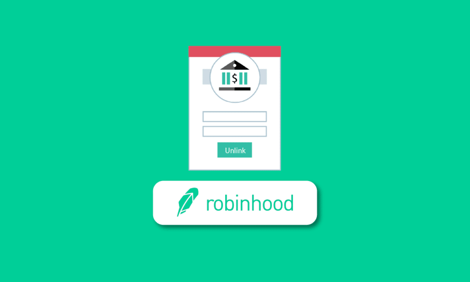 Come scollegare il tuo conto bancario da Robinhood