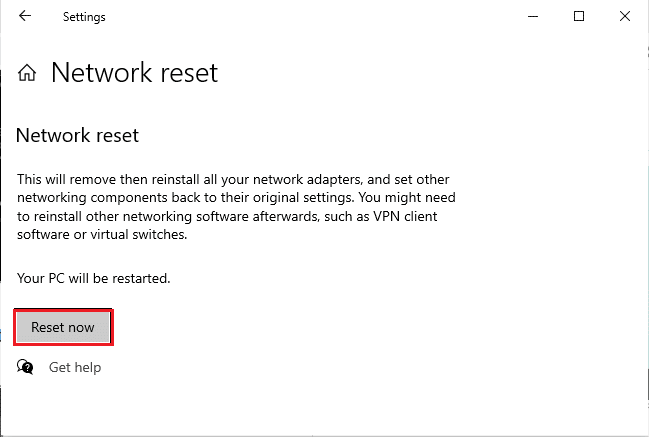 Сбросить настройки DNS. Исправить ошибку Netflix 5.7 в Windows 10