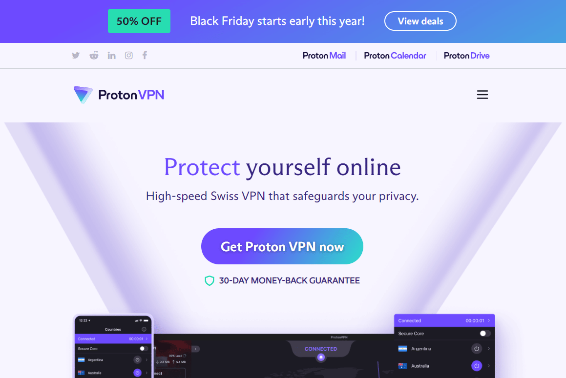 Proton VPN. La migliore VPN gratuita per Windows 10