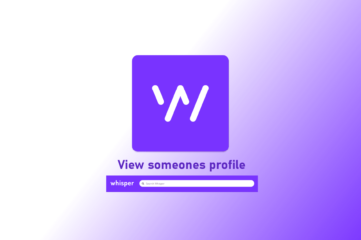 Cómo ver el perfil de Whisper de alguien