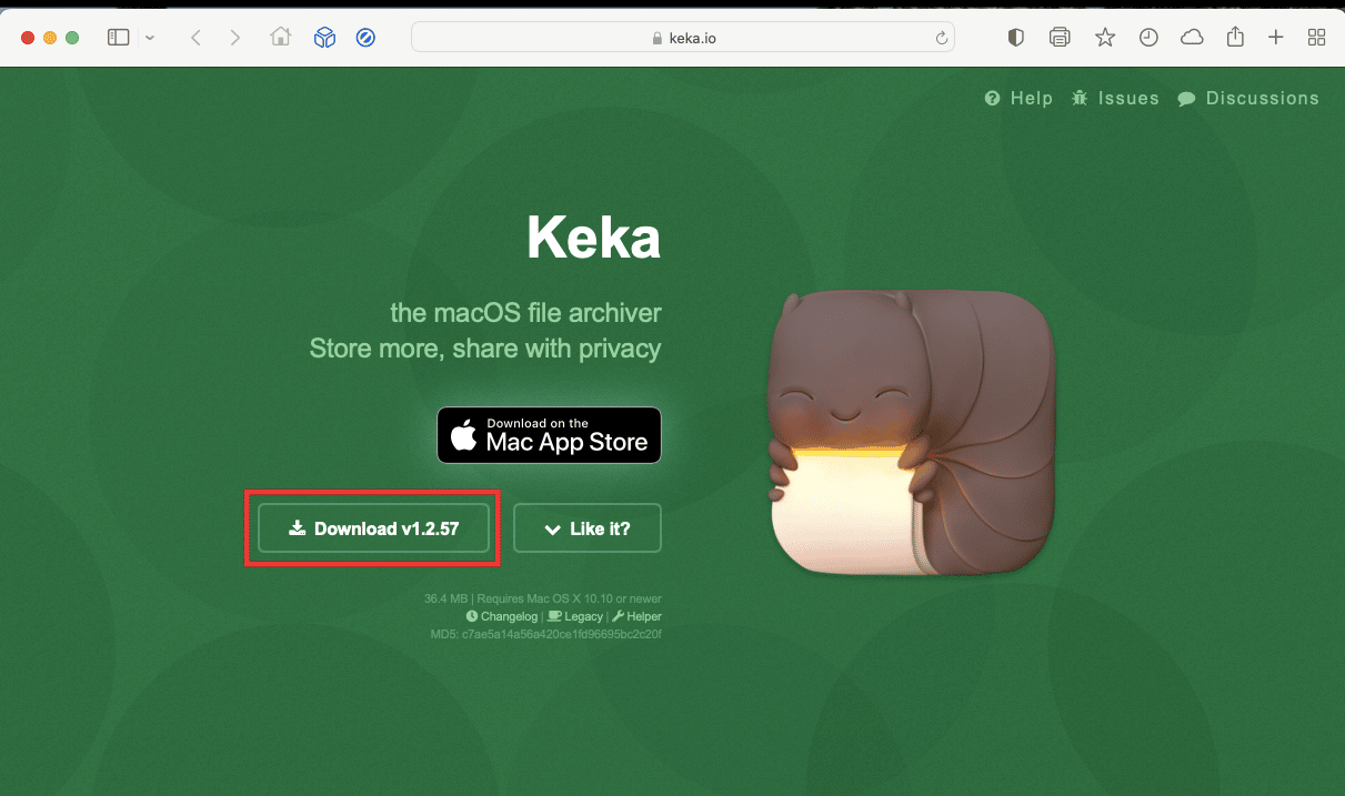 Homepage von Keka