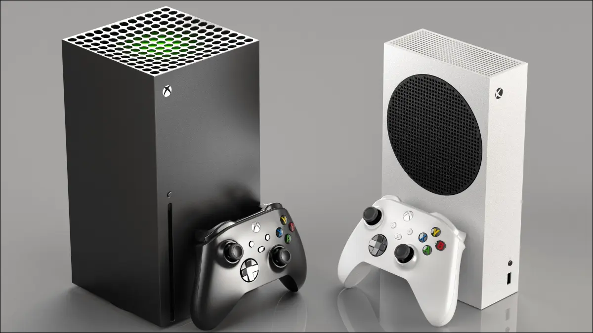 Xbox シリーズ X および Xbox シリーズ X 本体。