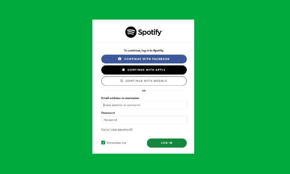 Fix Impossibile accedere a Spotify con la password corretta