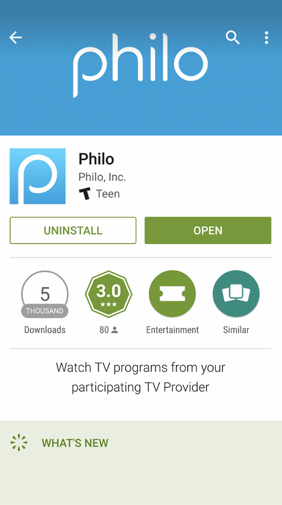 Philo-App im Apple App Store. So erhalten Sie eine kostenlose Philo-Testversion