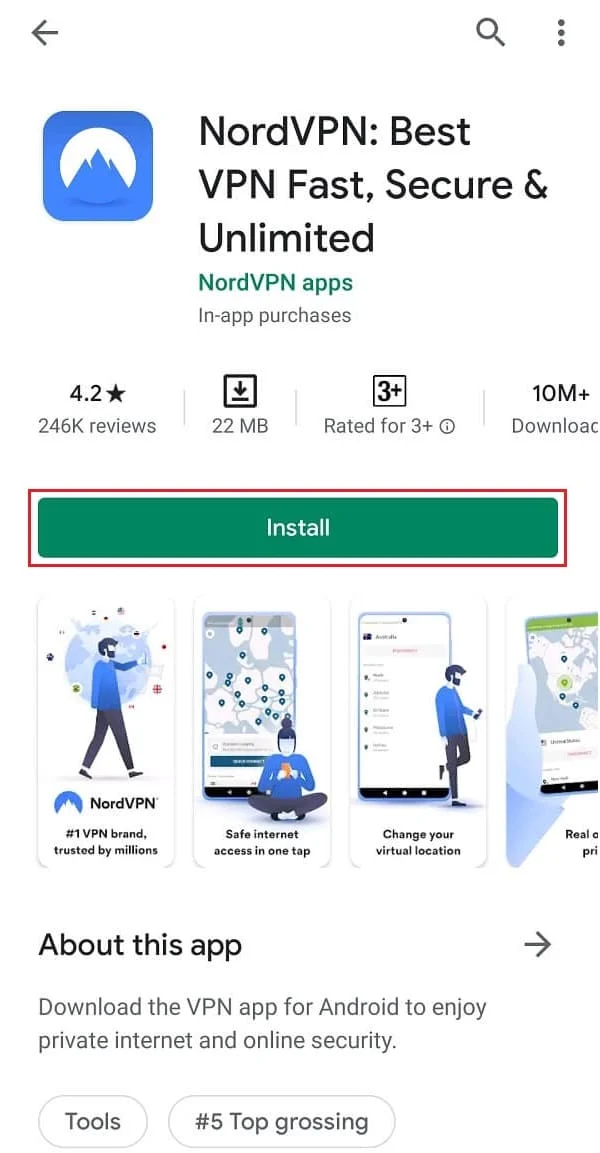 قم بتثبيت nordVPN. كيفية إلغاء حظر Twitch في المدرسة