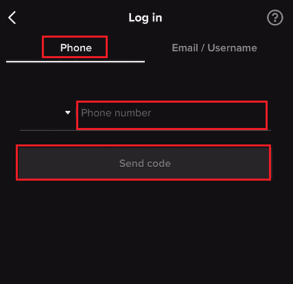 Inserisci il tuo numero di telefono e tocca Invia codice | Come trovare il tuo vecchio account musicale | accedi al vecchio account Musical.ly