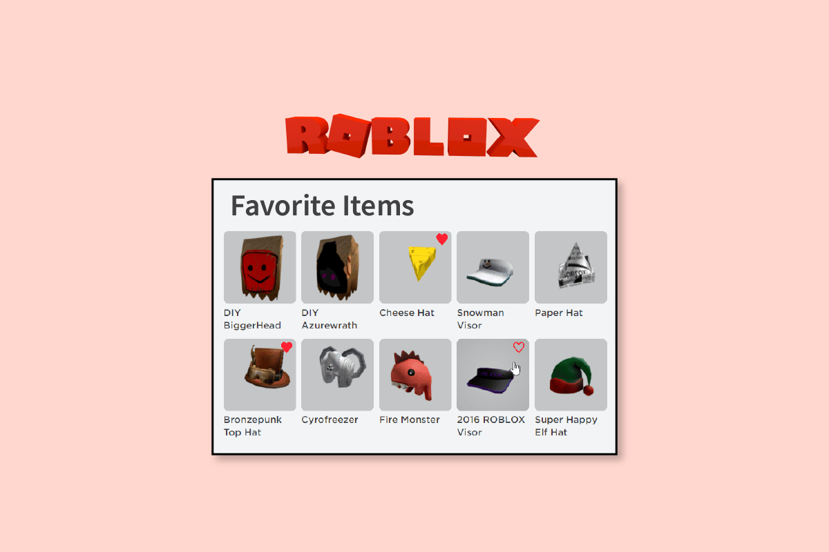 Como ver seus itens favoritos no Roblox