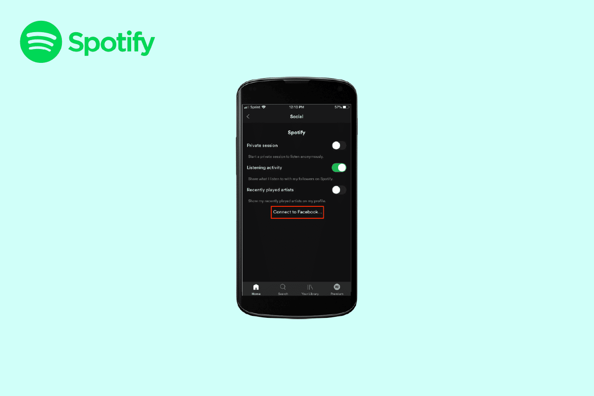 Como conectar o Spotify ao Facebook