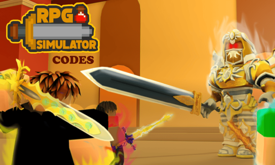 Quels sont les codes pour RPG Simulator ?