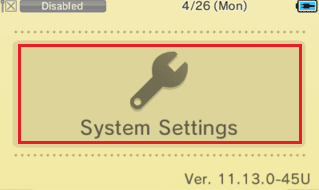 Sistem Ayarları Nintendo 3DS
