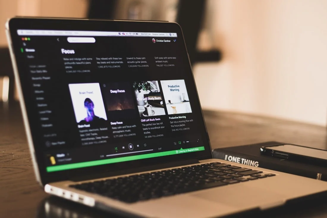 usa spotify sul portatile