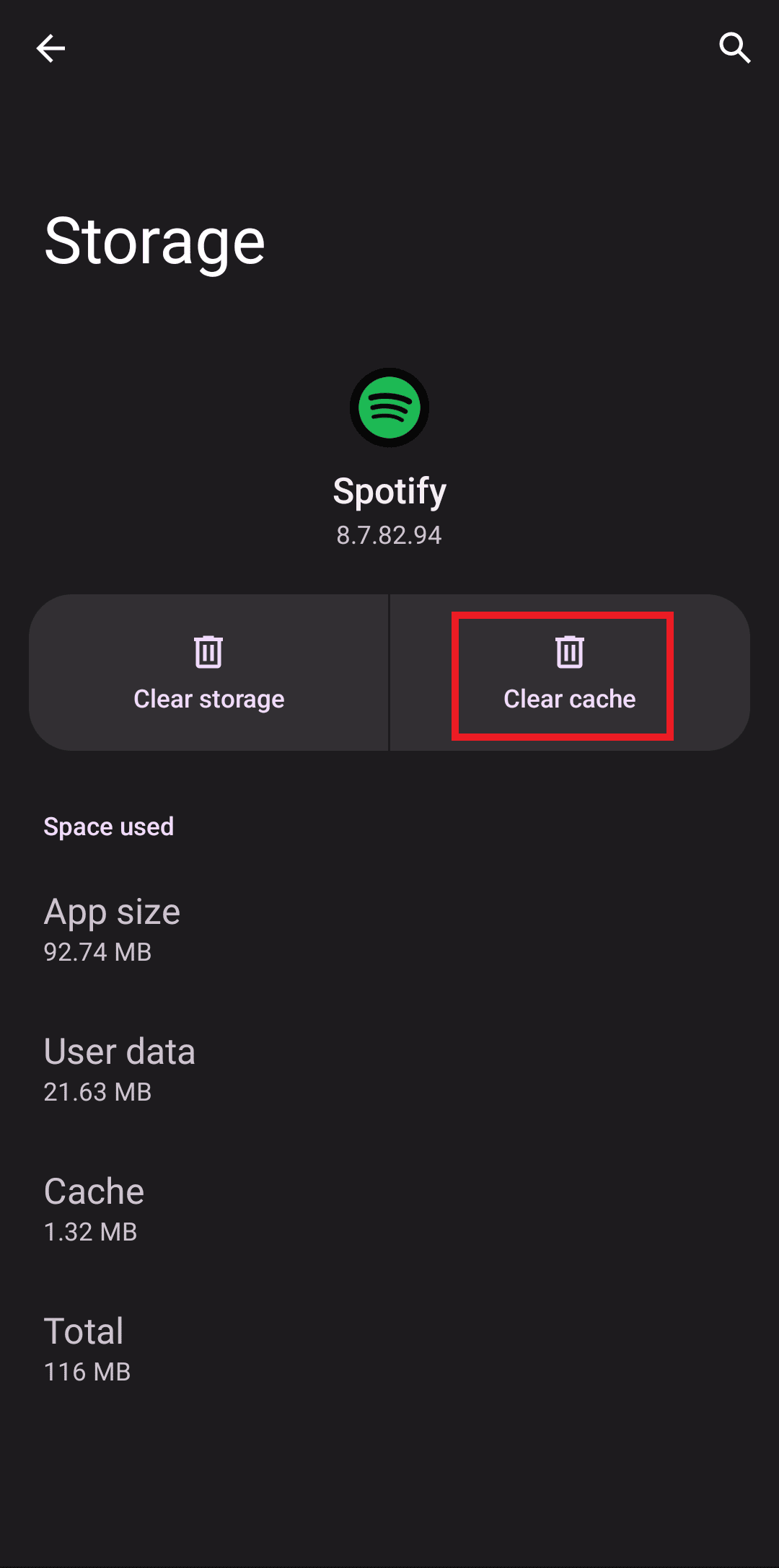 ketuk hapus cache. 10 Cara Mengatasi Kesalahan Spotify Tidak Bisa Masuk