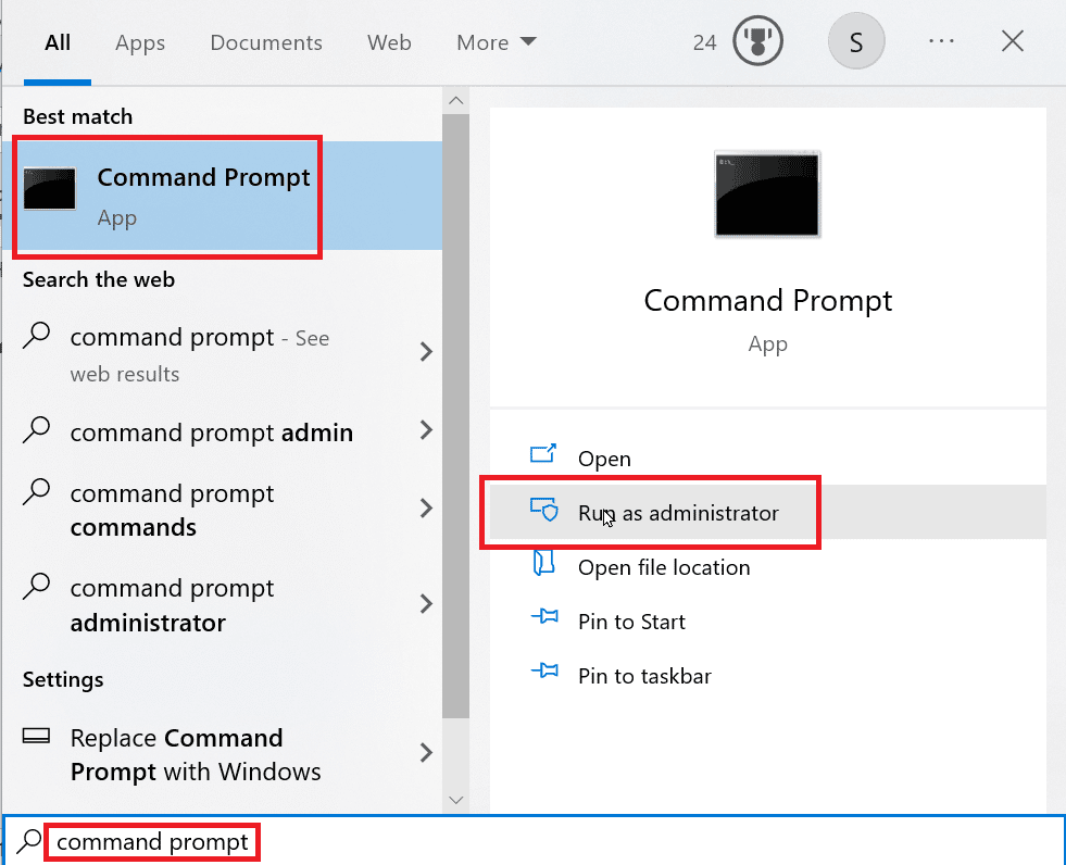 procure cmd. Corrigir o nível de erro do Diskpart