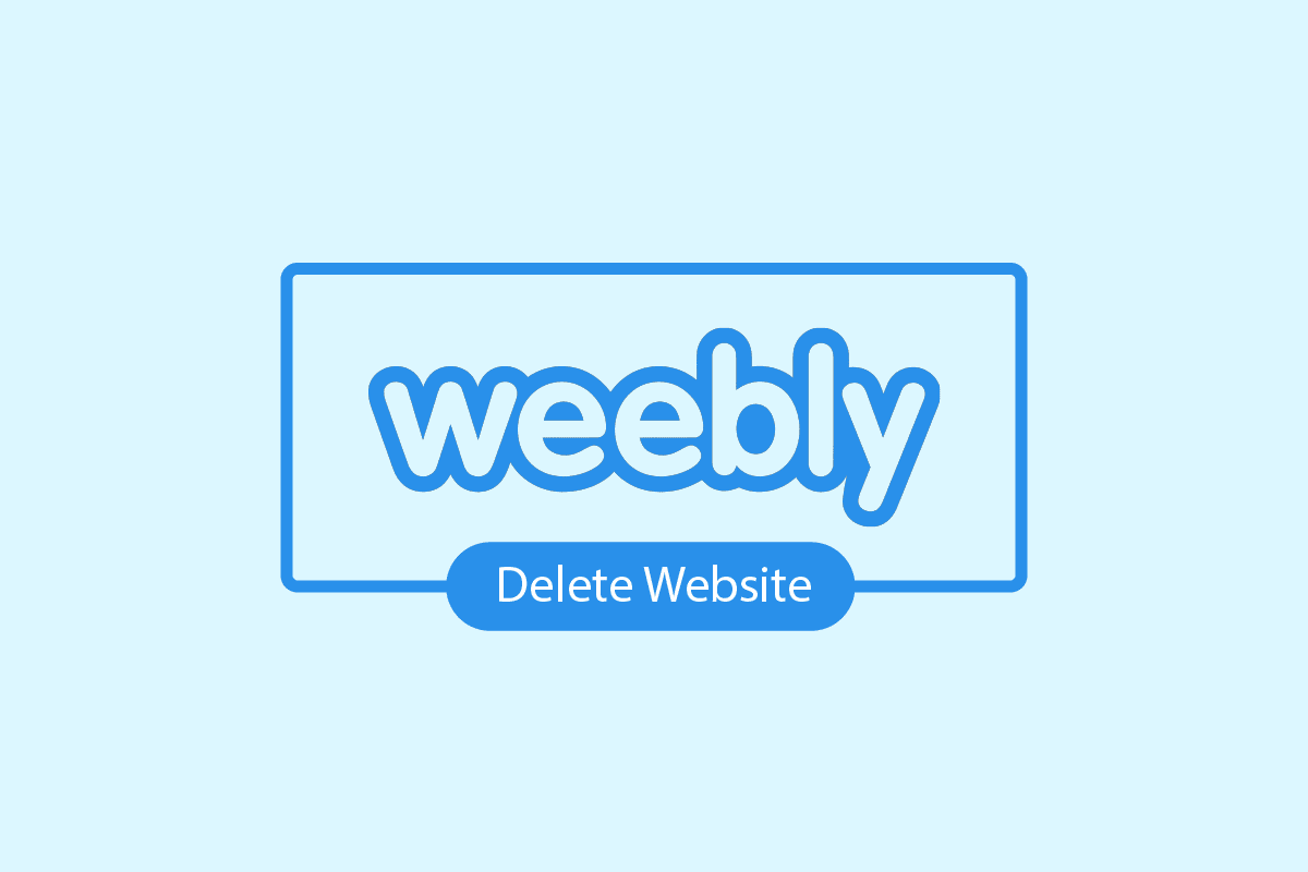 Como excluir o site Weebly