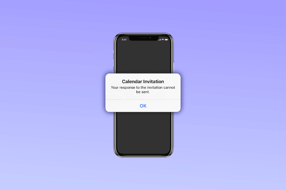 Исправить ошибку «Приглашение в календарь iPhone не может быть отправлено»