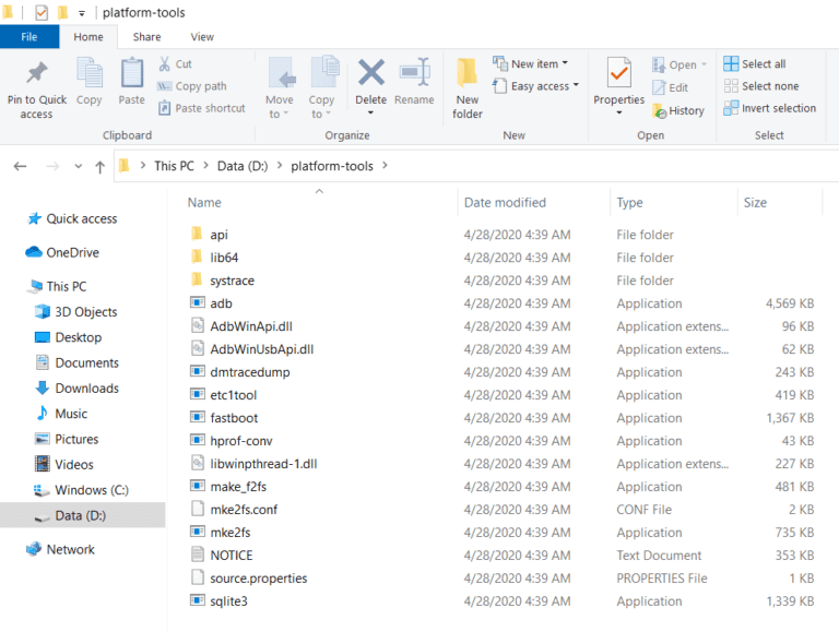 Buka paket file zip