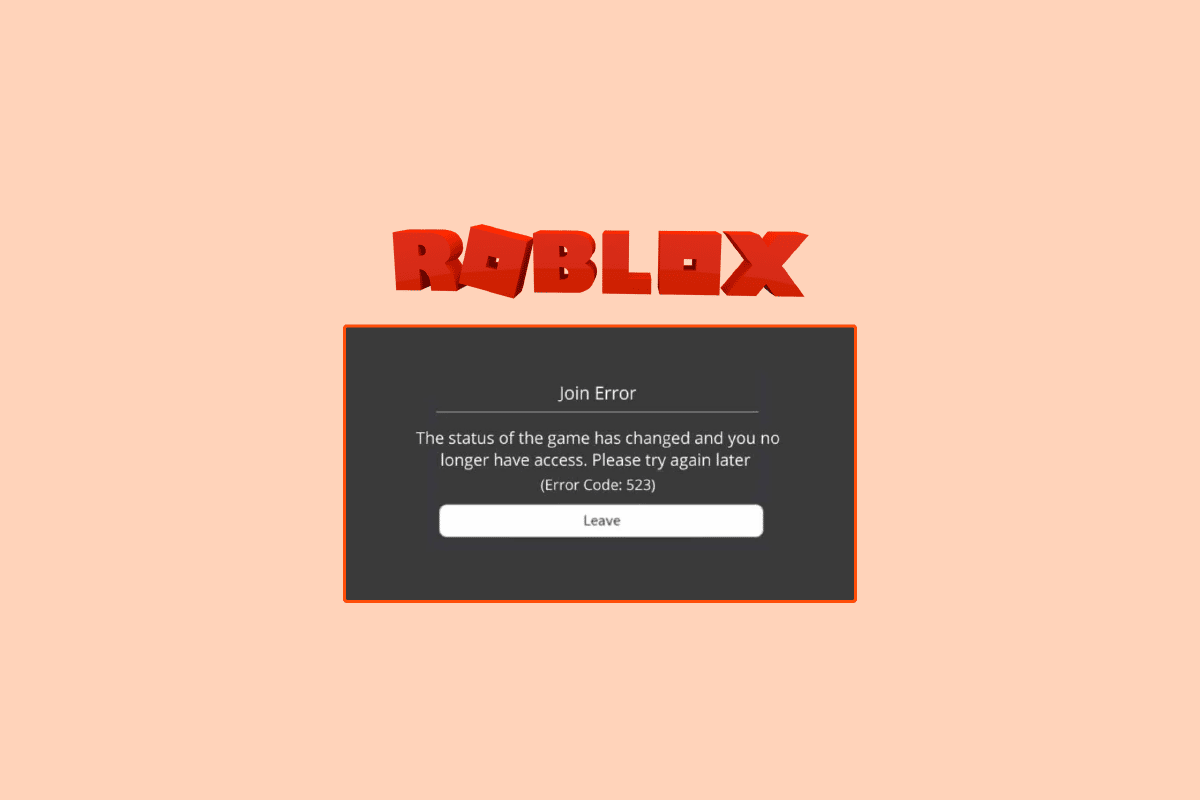 11 moduri de a remedia codul de eroare 523 pe Roblox